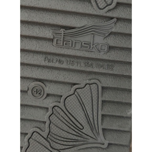 Dansko Mae Red Burnished Suede Mary Jane SZ: 42 EU 11.5-12 US NWOB - Picture 5 of 12